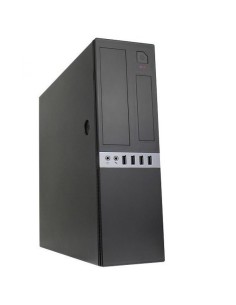 CAJA SFF MATX COOLBOX T450S    SLIM NEGRA FUENTE 300W 80+...