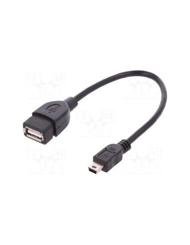CABLE USB A HEMBRA A MINI USB  M 20CM PN: USB...
