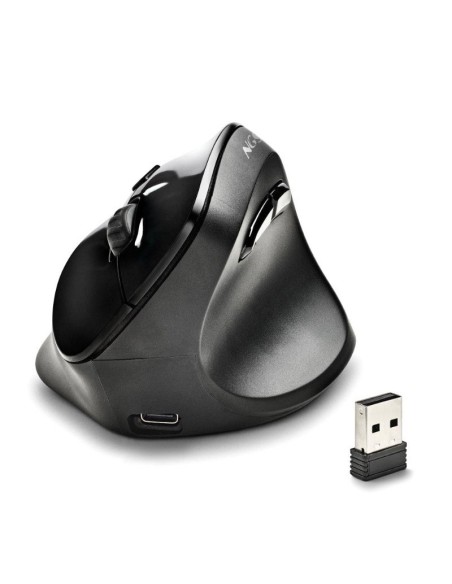 RATON WIRELESS NGS EVO MOKSHA  VERTICAL 2400DPI NEGRO PN: EVOMOKSHA EAN: 8435430623178   