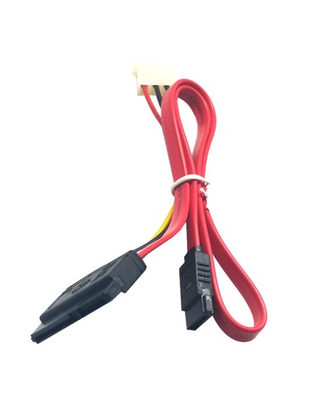 CABLE SATA SLIM LINE +         ALIMENTACION ROJO PN: SATA3 SLIM LINE EAN: 1000000001273   