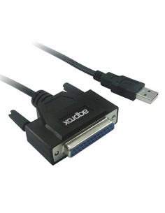 ADAPT. USB A PARALELO DB25     NEGRO APPROX PN: APPC26...