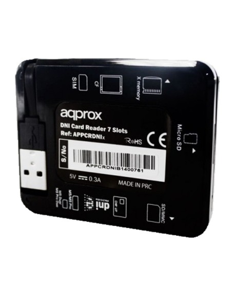 LECTOR EXT. APPROX DNIE NEGRO PN: APPCRDNIB EAN: 8435099517054   