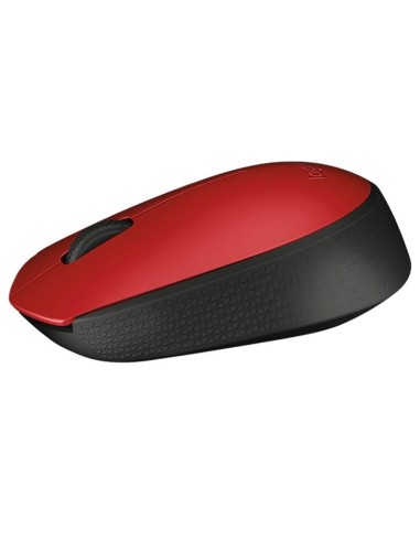 RATON WIRELESS LOGITECH M171   ROJO NEGRO PN:...