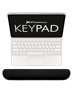 ALFOMBRILLA KEYPAD PHOENIX     REPOSAMUÑECAS NEGRO GEL...