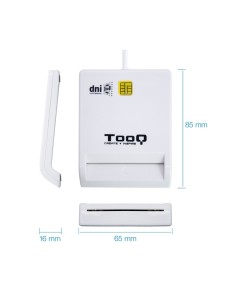 LECTOR EXT. TOOQ DNIE TQR-210W USB 2.0 BLANCO PN:...