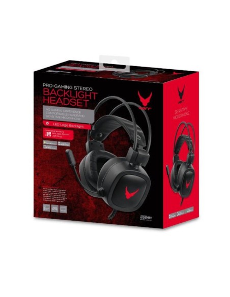 AURI + MIC 3.5MM/USB OEMGA     VARR GAMING NEGRO PN: VH6020B EAN: 5907595455442   