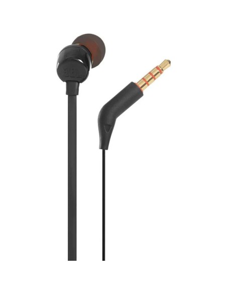 AURI + MIC 3.5MM JBL TUNE 110  NEGRO PN: JBLT110BLK EAN: 6925281918926   