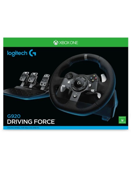 VOLANTE LOGITECH CON PEDALES   G920 DRIVING FORCE XBOX/PC PN: 941-000123 EAN: 5099206058996   