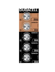 PILAS BOTON 3V 5 UNDS DURACELL CR2032 PN: CR2032 EAN:...