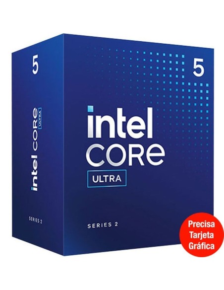CPU INTEL S-1851 CORE ULTRA 5  225F 3.3GHZ BOX SIN VENTILADOR PN: BX80768225F EAN: 5032037282376   