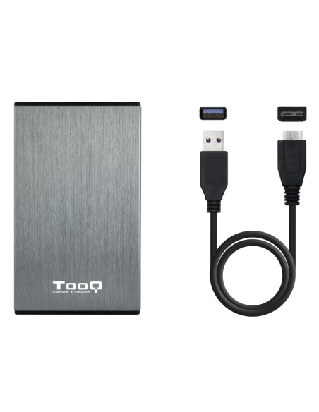 CAJA 2.5" USB 3.1 TOOQ    GRIS TQE-2527G PN: TQE-2527G EAN: 8433281009646   