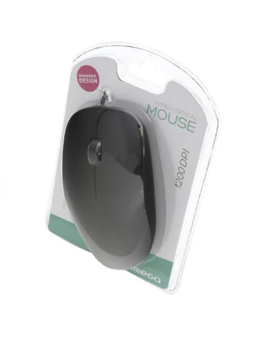 RATON OMEGA OPTICO 1000DPI USB NEGRO PN:...