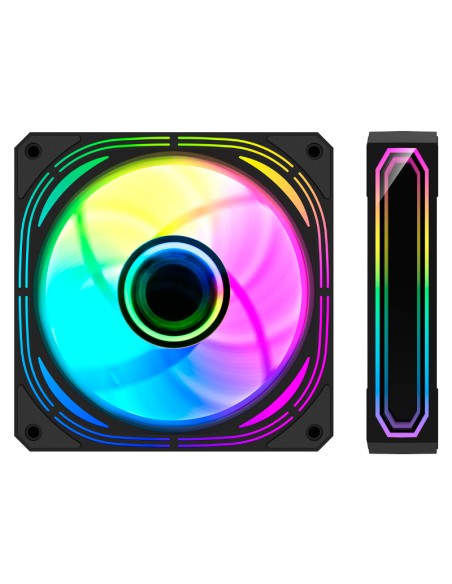 VENTILADOR KIT X4 12CM GAMING  ARGB COOLBOX INFINITY PRO KIT PN: COO-VAU-ARX4 EAN: 8436624420962   