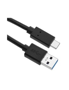 CABLE USB TYPE C A USB 3.0     1.8M NEGRO PN: USB TYPEC A...