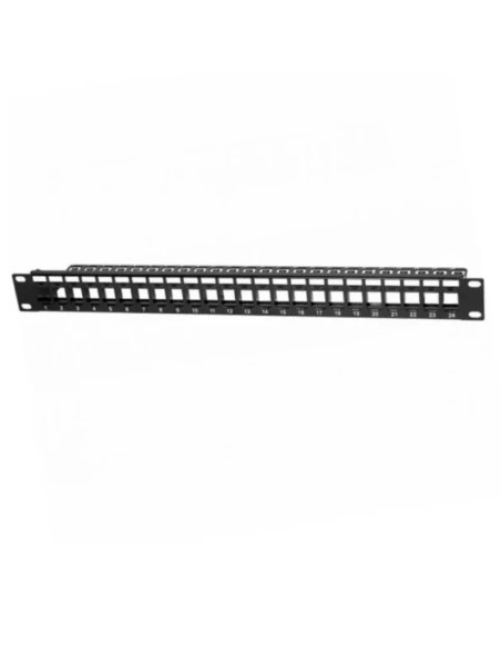 PATCH PANEL 24 PTOS 19" VACIO  CAT. 6 UTP PN: PAT-06024-BLANK EAN: 1000000000480   