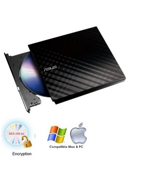 RW DVD EXTERNA ASUS SLIM SDRW- 08D2S-U NEGRA PN: 90-DQ0435-UA221K EAN: 4716659385066   
