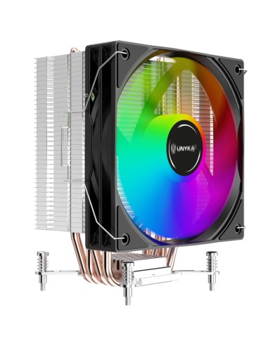 VENTILADOR UNYKA UNYCOOL H41   ARGB NEGRO PN:...