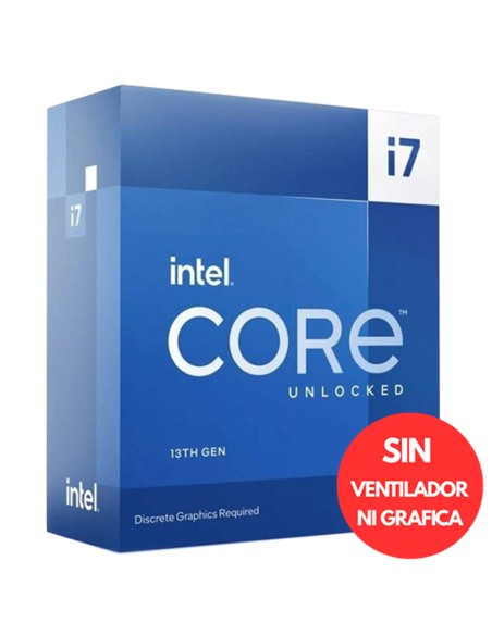 INTEL S-1700 I7-13700KF  BOX   3.5GHZ SIN VENTILADOR PN: BX8071513700KF EAN: 5032037258715   