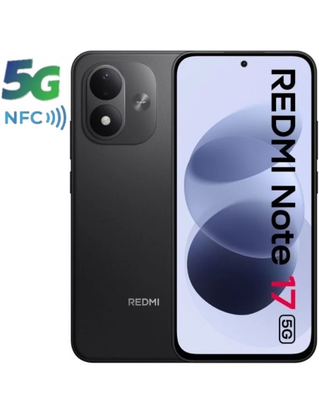 SMARTPHONE 6.9" XIAOMI REMDI   NOTE 17 6GB 256GB 5G NFC NEGRO PN: MZB0PSNEU EAN: 6939093020425   