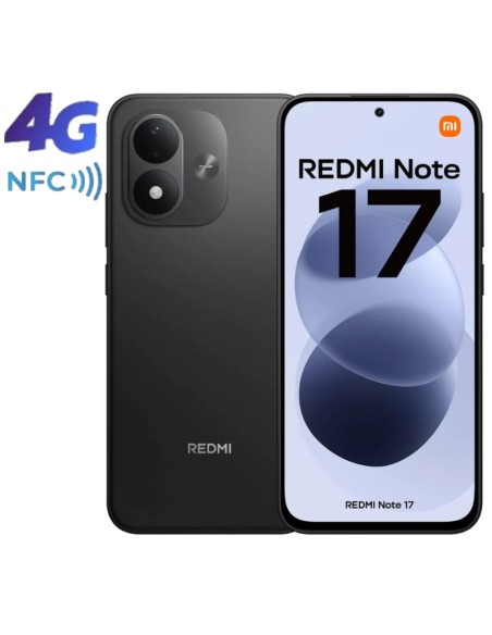 SMARTPHONE 6.9" XIAOMI REDMI   NOTE 17 4GB 128GB NEGRO PN: MZB0P7VEU EAN: 6939093006696   