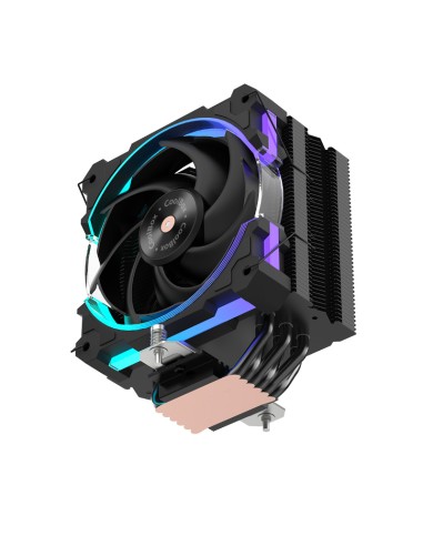 VENTILADOR COOLBOX H6 RING     ARGB NEGRO PN:...