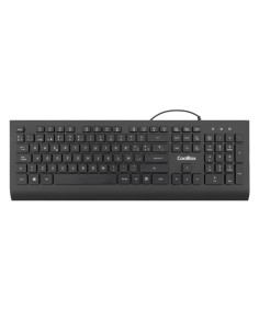 TECLADO USB COOLBOX FLATPRO    1.8M NEGRO PN: COO-TEC01-U...