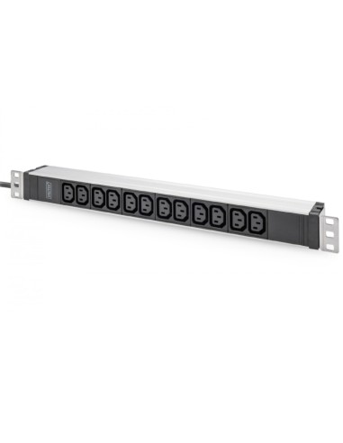 REGLETA 12 TOMAS ARMARIO RACK  19" 1U CABLE 2M...