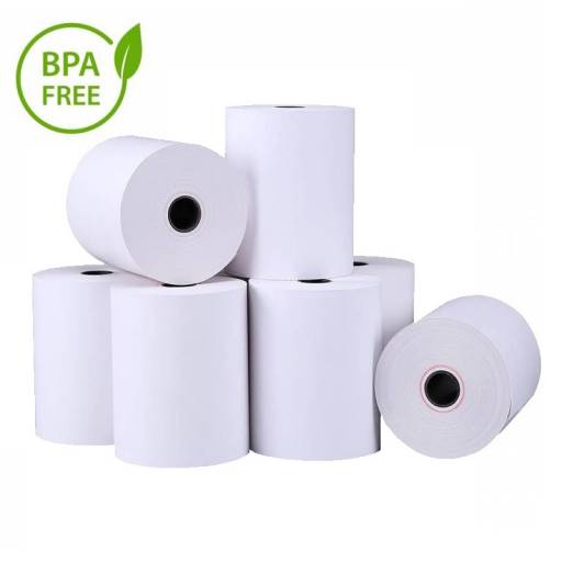 PAPEL TERMICO CAJA 150 ROLLOS  57X45X12 SIN BISFENOL A PN: 2639 EAN: 1000000002697