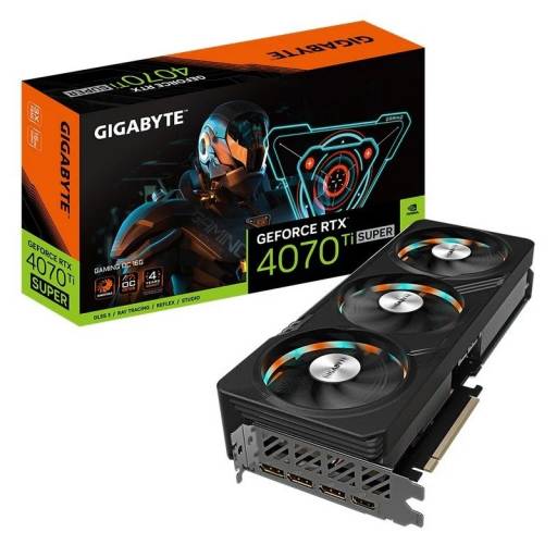 VGA RTX4070TI 16GB GYGABYTE    SUPER OC EDITION GDDR6X DLSS3 PN: GV-N407TSGAMING EAN: 4719331354107